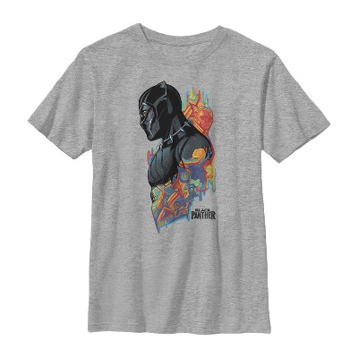 Boy's Marvel Black Panther 2018 Artistic Pattern T-shirt - Athletic ...