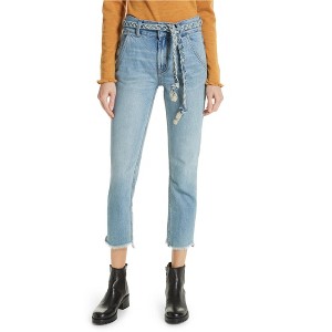 Free People Womens Solid Regular Fit Jeans - 1 of 2