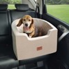 VEVOR Dog Car Seat, Waterproof Dog Booster Seat for Car with A Storage Pocket, Clip-On Safety Leash and Sponge Filling, Dog Car Bed - 2 of 4