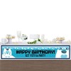 Big Dot of Happiness Yeti to Party - Abominable Snowman Happy Birthday Decorations Party Banner - 3 of 4