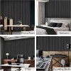 Wood Slat Wall Panel - 2 PCS Slat Wall Paneling, Natural Wood Veneer Sound Dampening Wall Panels - Wood Panels for Wall 12.6" W x 94.5" L - 4 of 4
