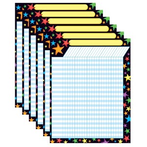 TREND Gel Stars Incentive Chart, 17" x 22", Pack of 6 - 1 of 2