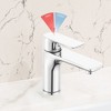 PAGED Brass Bathroom Faucet Single Handle Lavatory Basin Sink Faucet with Advanced Aerator, 1-Hole Faucet for Bathroom Sink - 3 of 4