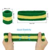 Unique Bargains Terry Cloth Sports Athletic Gym Working Out Headband Wristband Sweatband 6 Sets - 2 of 4