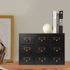 YIYIBYUS 9 Drawers Apothecary Chests and Cabinets, Wooden Desk Drawer Organizer - 2 of 4