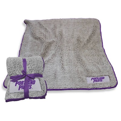 NCAA Portland Pilots Purple Frosty Fleece Throw Blanket