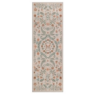 Insect Botanical Washable Area Rugs , Boho Under Table Carpet for Living Room Bedroom Dining Room Playroom Nursery Kids Room Office Farmhouse - 1 of 4