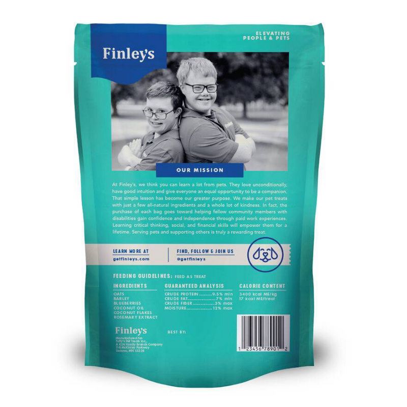 Finley's Blueberry and Coconut Dog Treats, 3 of 11