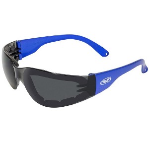 Global Vision Eyewear Rider Plus Safety Motorcycle Glasses with Smoke Lenses - 1 of 4