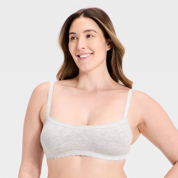 Bralette de punto nube con ribete de encaje para mujer - Auden™ 4