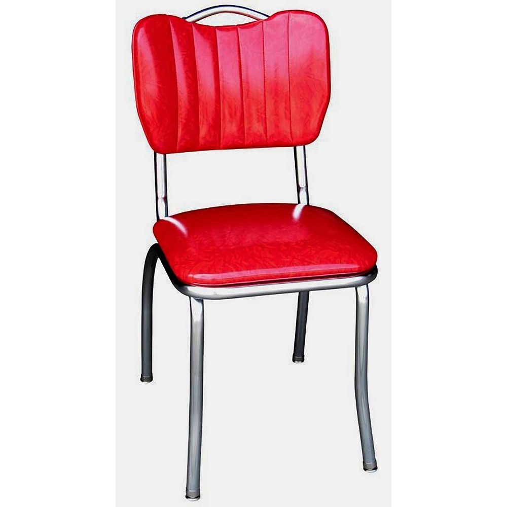 Photos - Chair Handle Back Diner  Cracked Ice Red - Richardson Seating