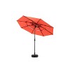 Cesicia Aluminium 10ft 3 Tier Auto-tilt Umbrella ,Outdoor Patio Umbrella (Base Not Included) - 4 of 4