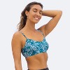 Calypsa Women's Plus Size Adjustable Strap Swim Bra - 3 of 4