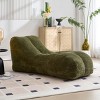 Giant Lazy Poufs Sofa Chair,Fabric Upholstered Lazy Bean Bag Sofa Chair,Foam Filled Bean Bag Sofa For Living Room,Bedroom-Coolbibila - 2 of 4