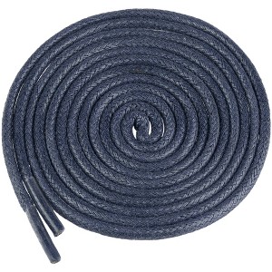 INSPIRE CHIC Waxed Round Solid Woven Shoelaces Width 0.1" 2 Pairs - 1 of 4