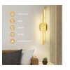 KAISITE 24inches Dimmable LED Bath Bar Black Bathroom Vanity Light - 2 of 4