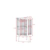FONTOI 22.25" Floor Coner Cabinet with Tempered Glass Door & Storage Shelves for Bathroom, Living Room, White, 16.54"*31.5"*22.25" - 3 of 4