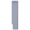 vidaXL Radiator Cover Anthracite 59.8"x7.5"x32.1" MDF - 4 of 4