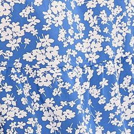 blue white print