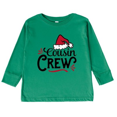The Juniper Shop Cousin Crew Santa Hat Toddler Long Sleeve Tee