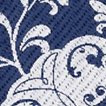 blue & white