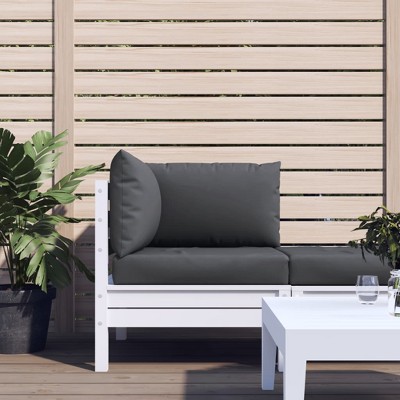 vidaXL Pallet Cushion Charcoal Oxford fabric (100% polyester) Medium