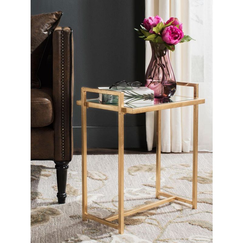 Renly End Table - Gold/Mirror - Safavieh., 2 of 4