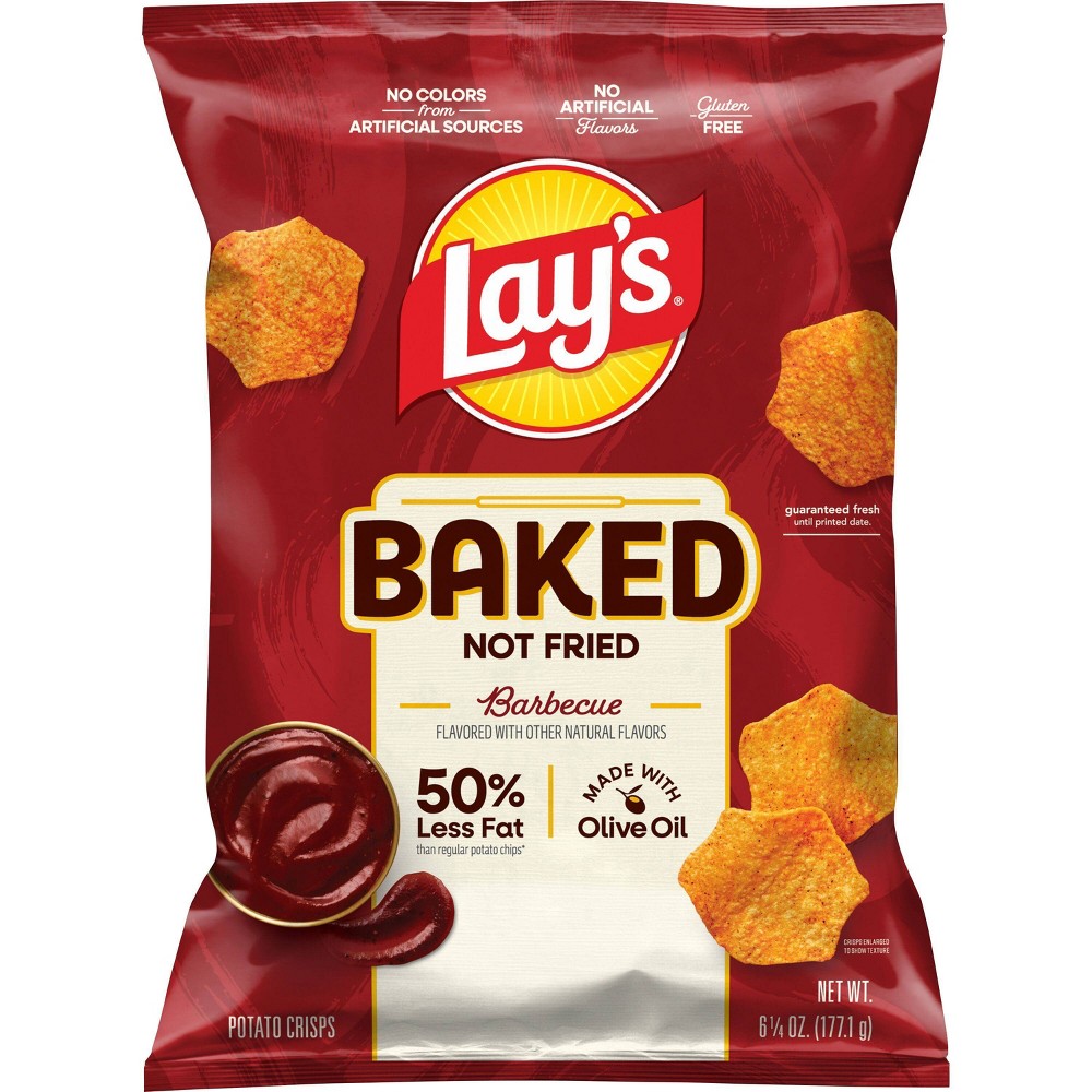 UPC 028400183833 product image for Lay's Oven Baked Barbecue Flavored Potato Chips - 6.25oz | upcitemdb.com