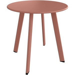 Senpuki Versatile Indoor & Outdoor End Table - 18" Round Side Table , UV & Rust Resistant Finish - 1 of 4