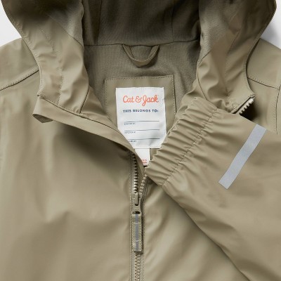 Детские куртки Cat & Jack Kids' Rain Coat - Cat & Jack™ Dark Pink S — фото 3