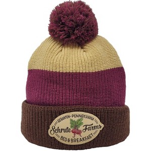 Ripple Junction  Schrute Farms Woven Label Beanie - 1 of 3