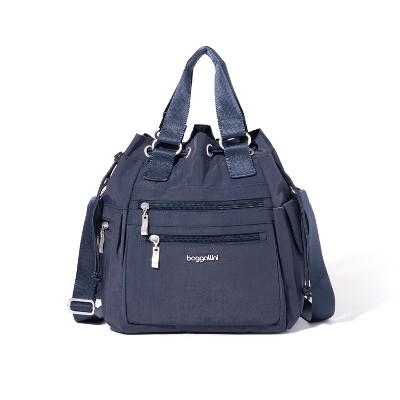 Baggallini Modern Everywhere Drawstring Crossbody Bag - French Navy ...