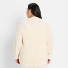 Women's Relaxed Cardigan Sweater - Future Collective - 2 of 3