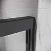 NicBex Shower Door 44-48"W x 72"H Adjustable Semi Frameless Double Sliding Glass Tub Door with 1/4" (6mm) Clear Tempered Glass - 4 of 4