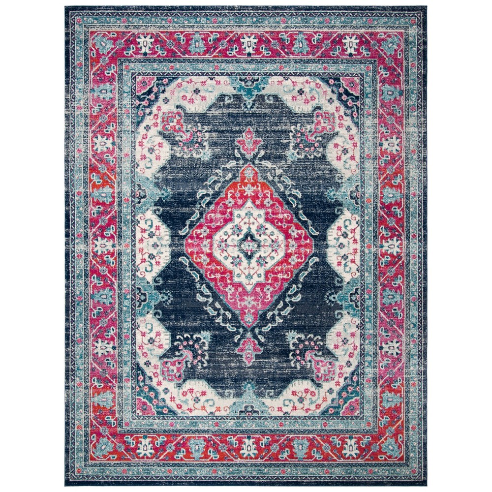 8'x10' Marjory Rug Navy/Pink - Safavieh