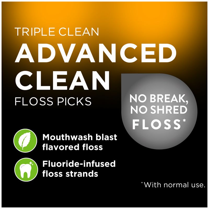 DenTek Triple Clean Floss Picks for Tight Teeth, 4 of 11