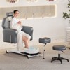 Reclining Pedicure Chair with Stool, Footrest & Massage Foot Basin, Hydraulic Lift Pedicure Station for Nail Tech, Swivel Foot Spa Chair - 4 of 4