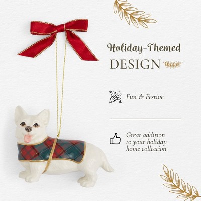 Spode Christmas Tree Corgi Ornament - Thumbnail 2