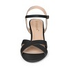 Allegra K Women's Adjustable Ankle Buckle Strap Kitten Heel Sandals - 2 of 4