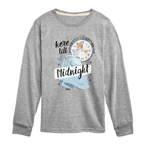 Boys' - Disney - Here Till Midnight Long Sleeve Graphic T-Shirt - 1 of 4