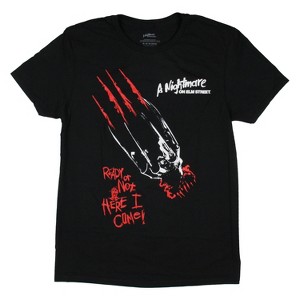 Seven Times Six A Nightmare On Elm Street Men's Ready Or Not Short Sleeve T-Shirt - 1 of 3