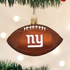 Old World Christmas Blown Glass Ornament for Christmas Tree, New York Giants Football - 2 of 4