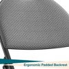 Nasitip Folding Chairs, Linen Padded Foldable Chair Set, Heavy Duty Metal Folding Chair with Soft Cushion and Back - 4 of 4