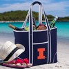 NCAA Illinois Fighting Illini Large Soft Sided Cooler Tote - 30 Cans - 2 of 4