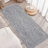 COZONY Washable Modern Area Rug Runner with Non-Slip Backing, Low Pile Braided Print Accent Carpet Mat for Living Room and Bedroom - 3 of 4