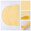 REGALWOVEN Silicone Heat Resistant Washable Non-Slip Table Mat 15" x 10" 6 Pcs - 2 of 4