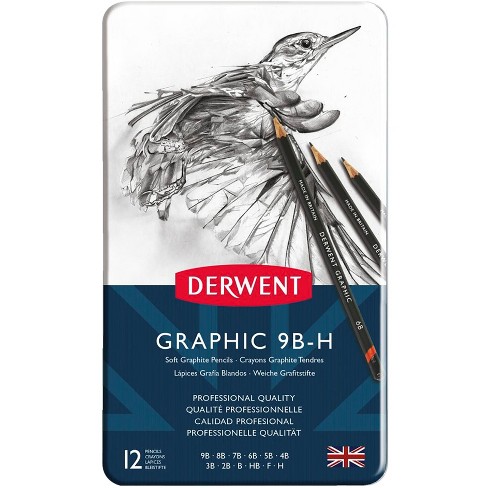 Generals Non-toxic Smooth Artists Graphite Drawing Pencils, 6b Tips, Black,  Pack Of 12 : Target