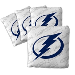 NHL Tampa Bay Lightning 4pk White Toss Game Set - 1 of 4