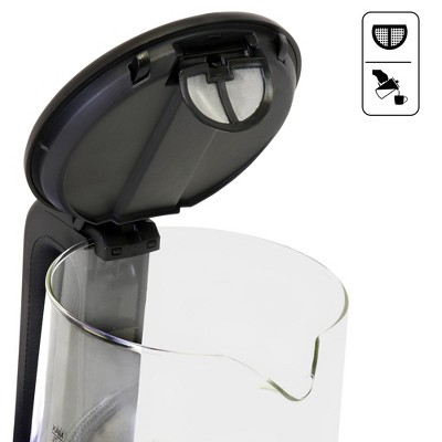 Total Chef 1.7L Glass Electric Kettle with LED Light