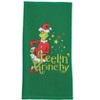 Grinch 2 Pack Kitchen Towel Set Dr Seuss How The GRINCH Stole Christmas Feeling Grinchy Cotton Towel Set Baking Cooking multi-colored - 2 of 4